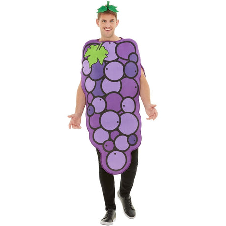 Disfraz de Racimo de Uva adulto unisex