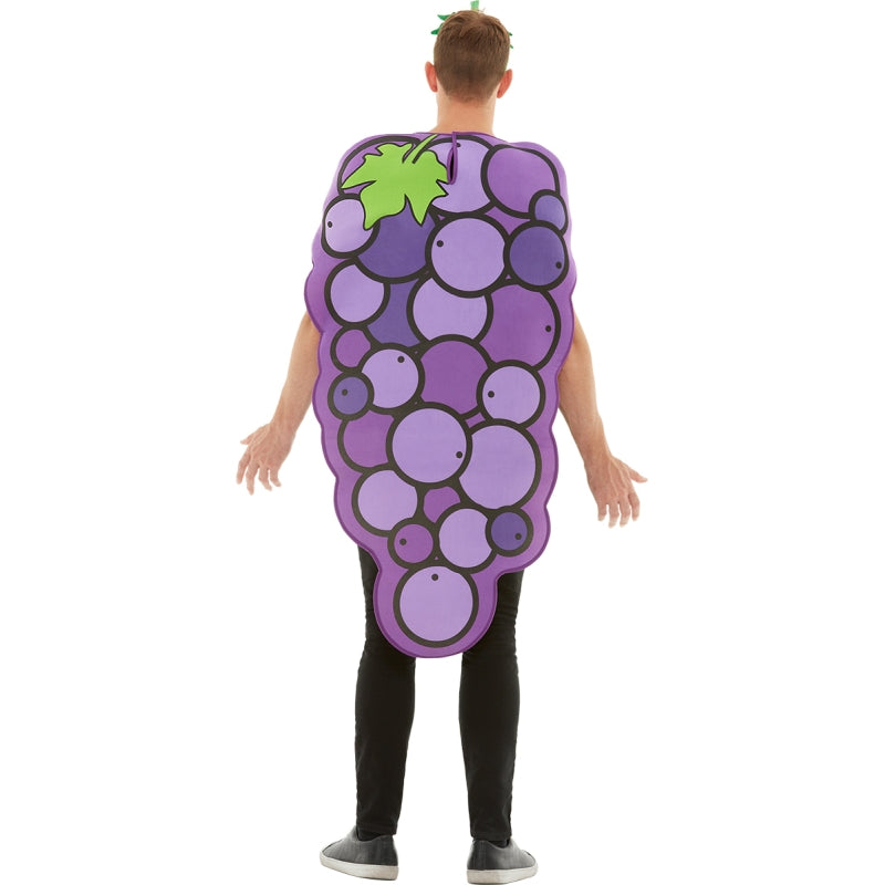Disfraz de Racimo de Uva adulto unisex Espalda