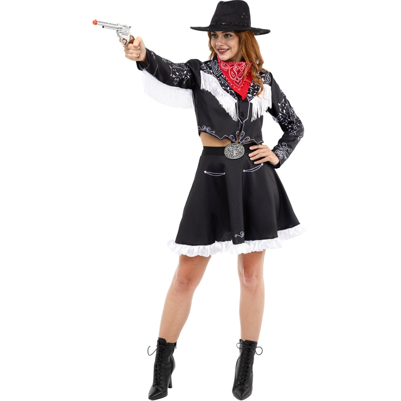 Disfraz de Vaquera Rebelde para mujer Bis