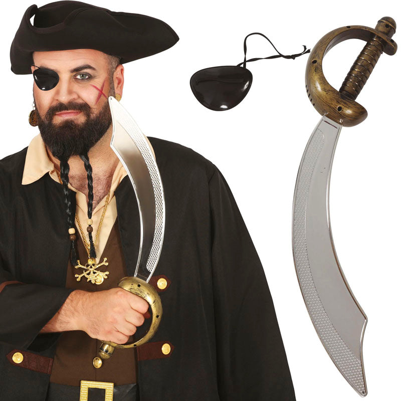 Espada con Parche Pirata