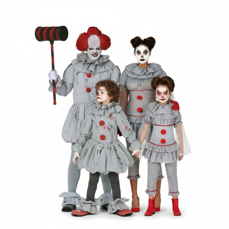 Gruppe von Graue Killerclowns