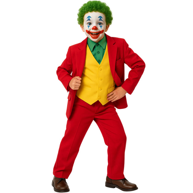 Disfraz de Joker rojo para niño