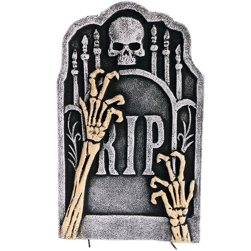 Lápida RIP manos esqueleto