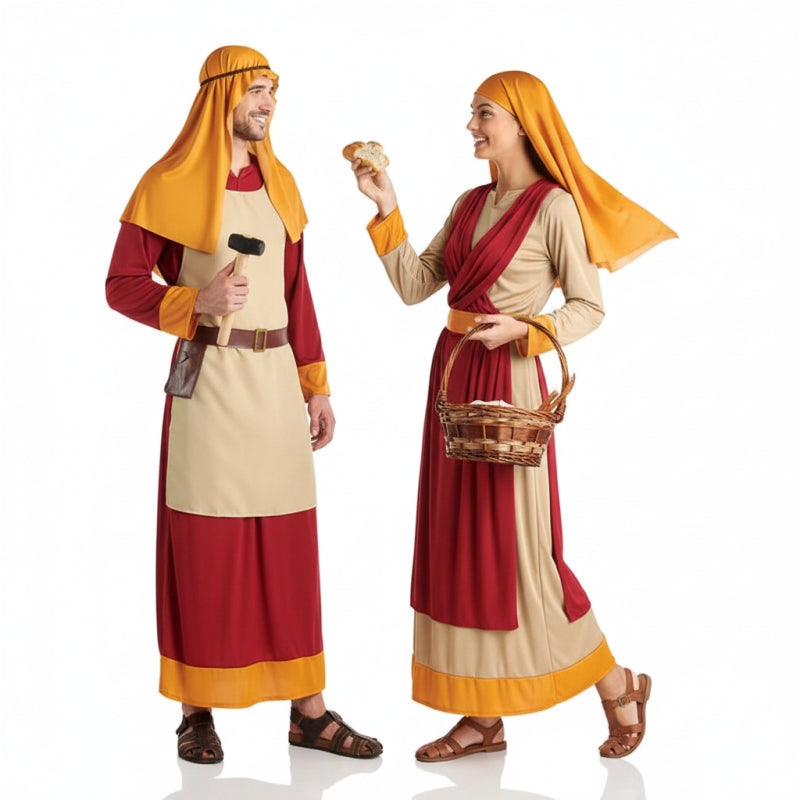 Hebräerpaar Krippenfiguren