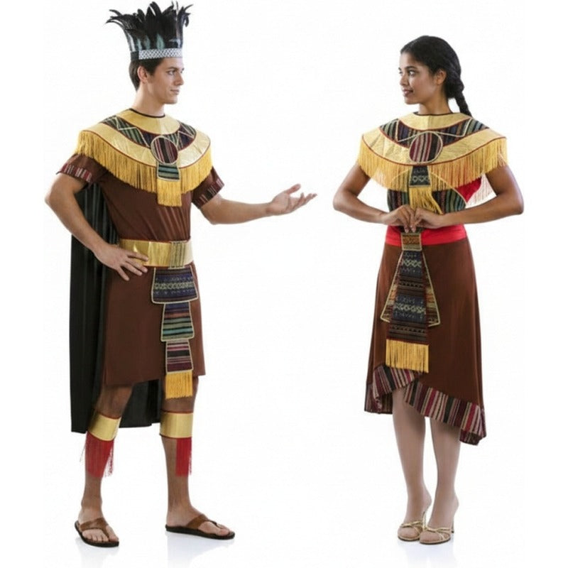 Azteken Paarkostüm für Erwachsene