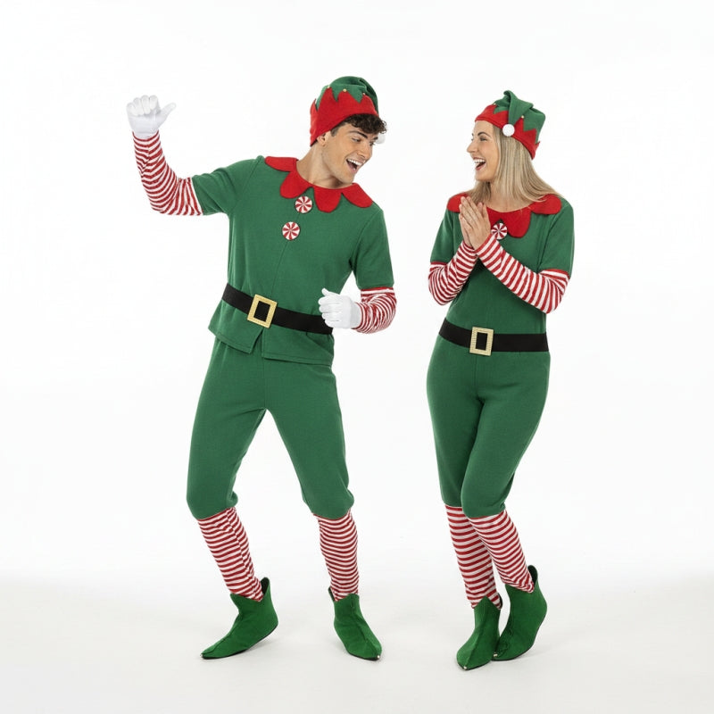 Paar Weihnachtselfen