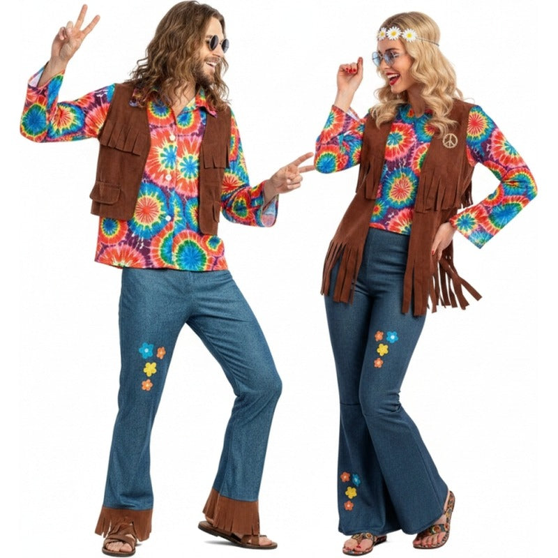 Hippie-Paar Accessoire Set