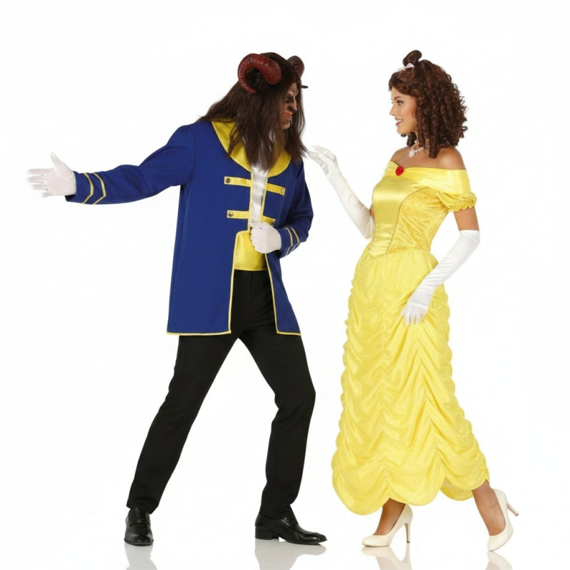 Die Bestie und Prinzessin Beauty Paarkostüm für Erwachsene