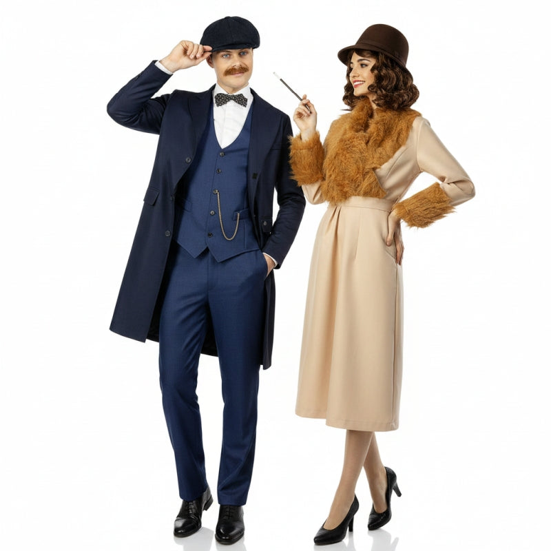 Peaky Blinders Paarkostüm für Erwachsene
