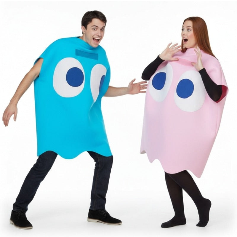 Pac-Man Geister 2 Paarkostüm für Erwachsene