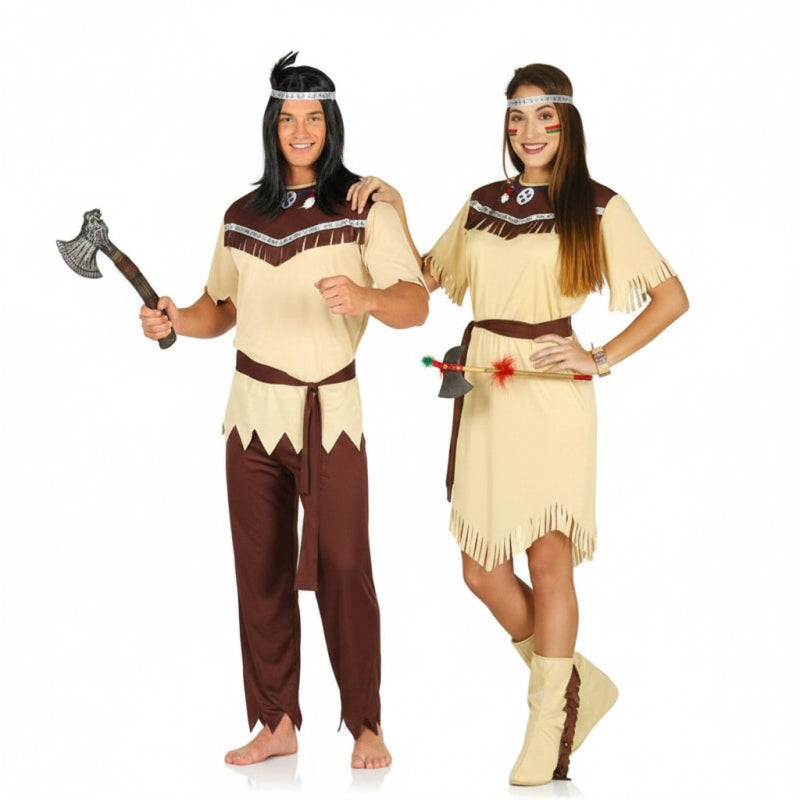 Cheyenne-Indianer Paarkostüm für Erwachsene