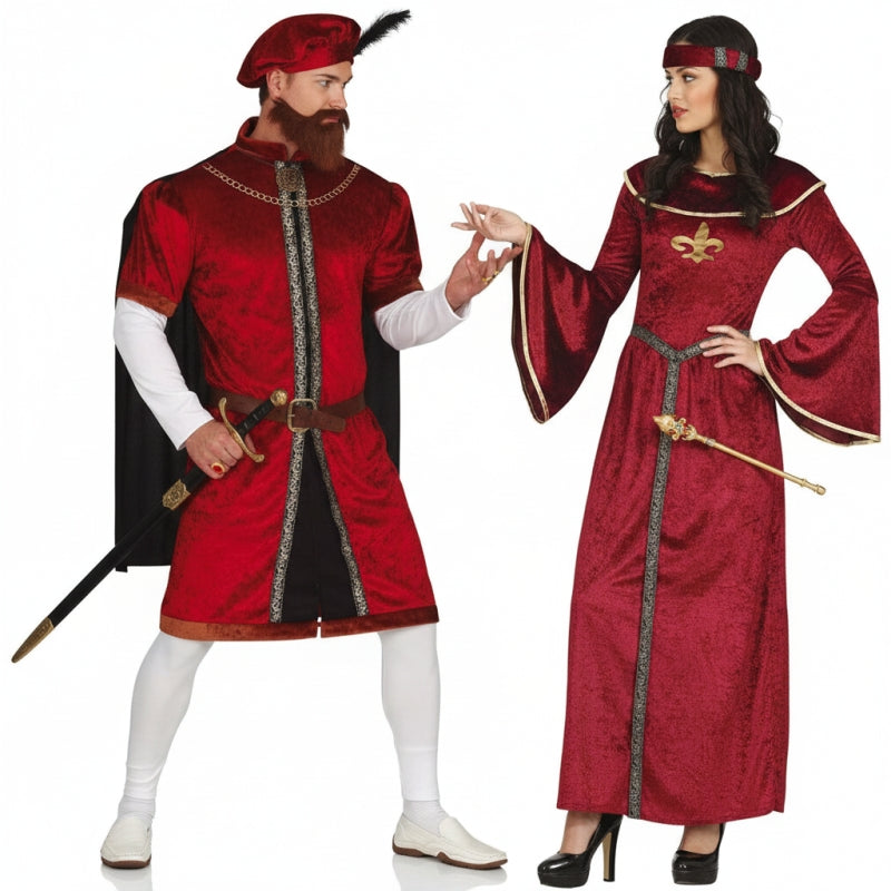 Renaissance-Fürsten Paarkostüm für Erwachsene