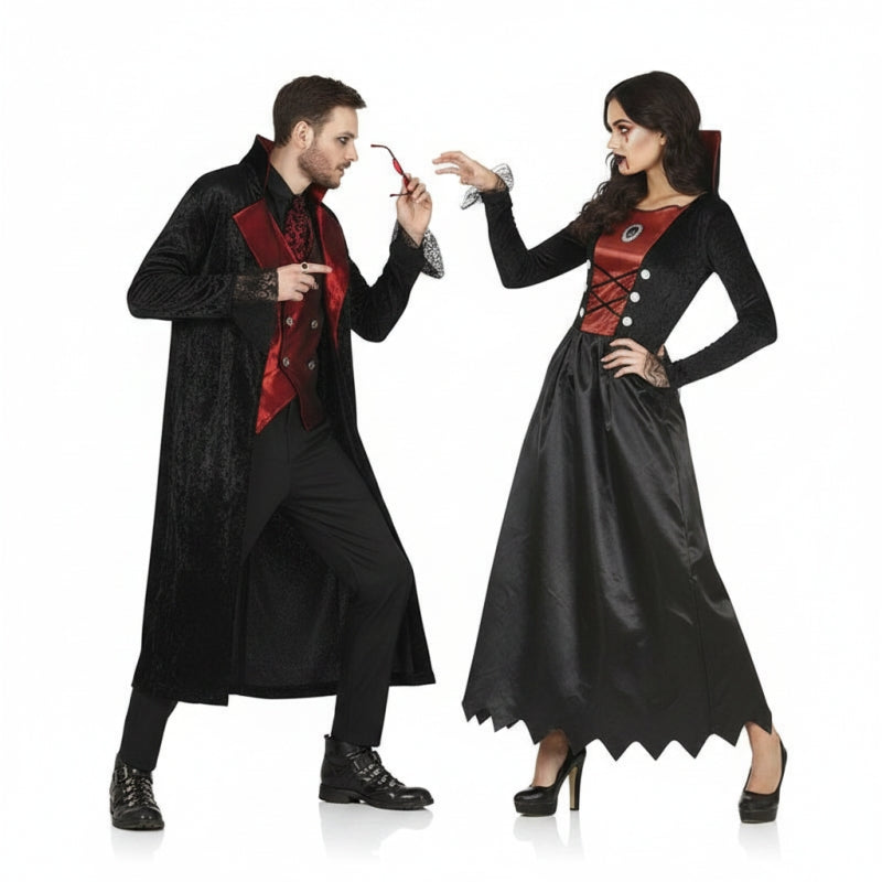 Vampire der Finsternis Paarkostüm für Erwachsene