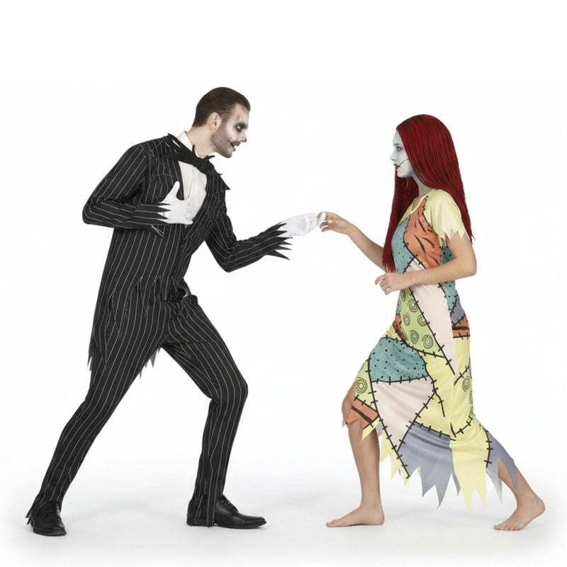 Jack Skellington und Sally Paarkostüm für Erwachsene
