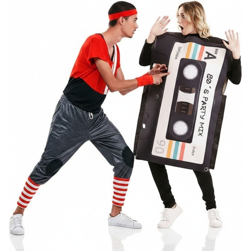 Dance 80's Paarkostüm für Erwachsene