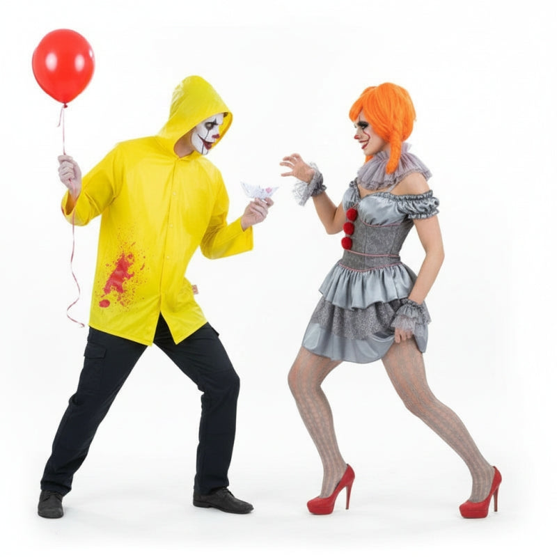 Georgie und IT-Clown Paarkostüm für Erwachsene