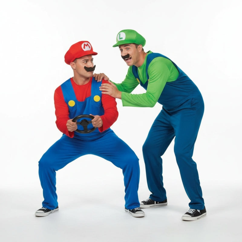Mario Bros und Luigi von Nintendo Paarkostüm für Erwachsene