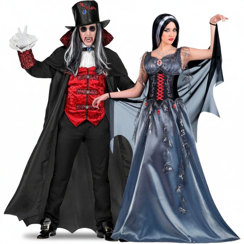 Lord Ruthven und Lady Dimitrescu Paarkostüm für Erwachsene