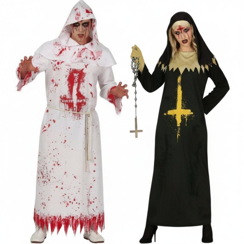 Dämonisches Mönch und Nonne Set