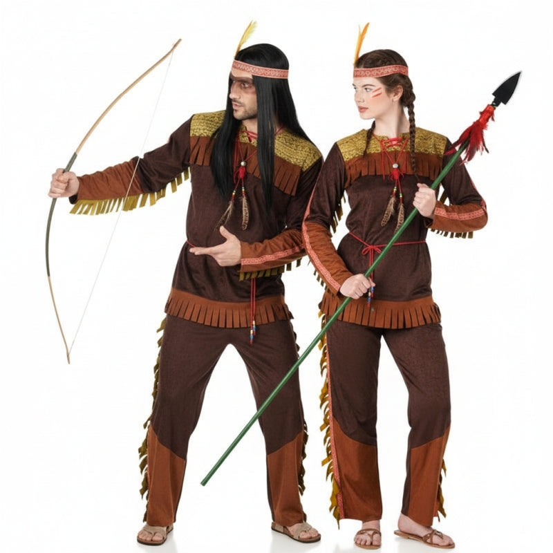 Arapahoe-Indianer Paarkostüm für Erwachsene