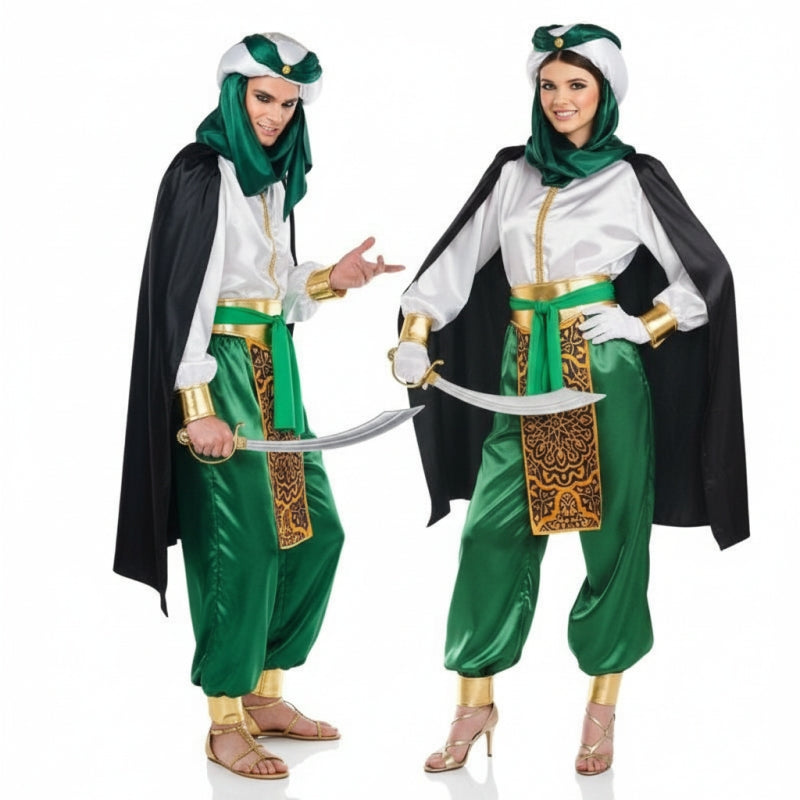 Arabische Beduinen Deluxe Paarkostüm für Erwachsene