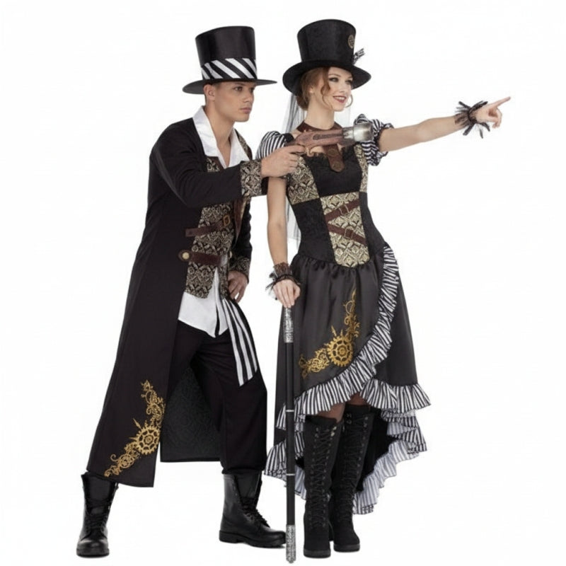 Lord und Lady Steampunk Paarkostüm für Erwachsene