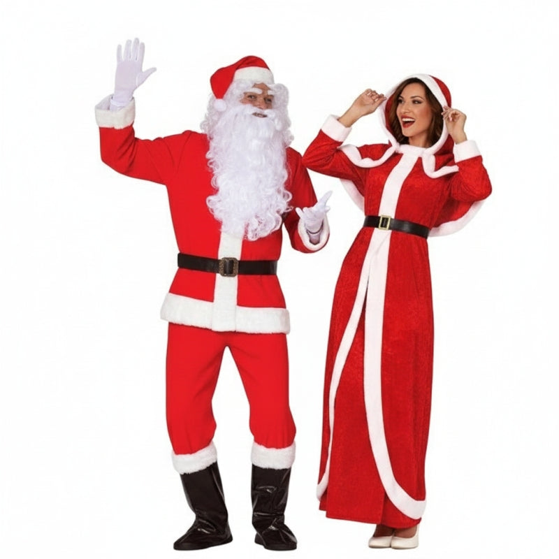 Weihnachtsmann Weihnachten Paarkostüm für Erwachsene