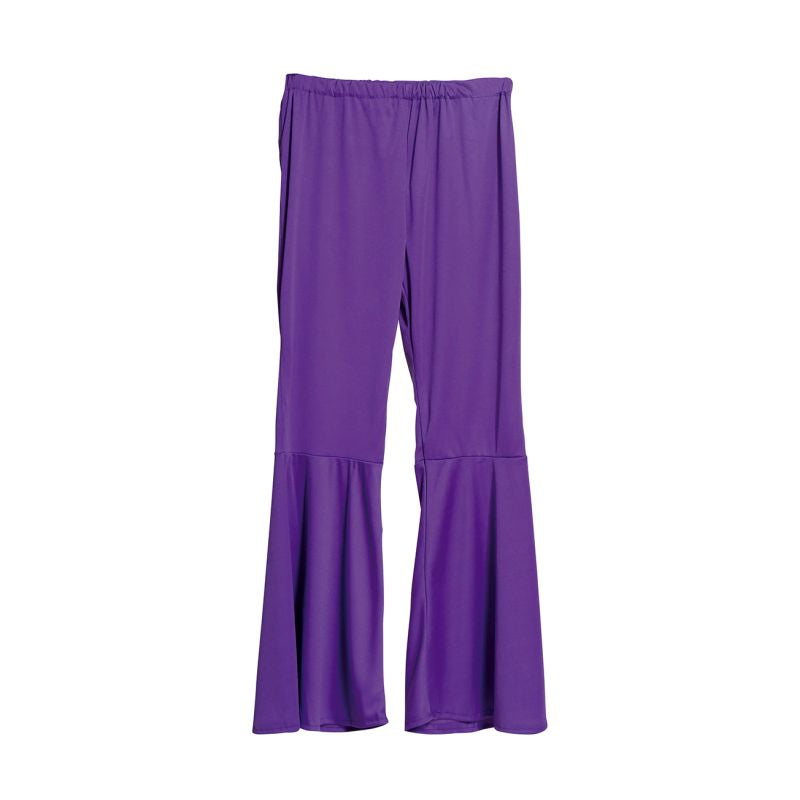 Pantalón de disfraz Acampanado Lila para mujer Bis