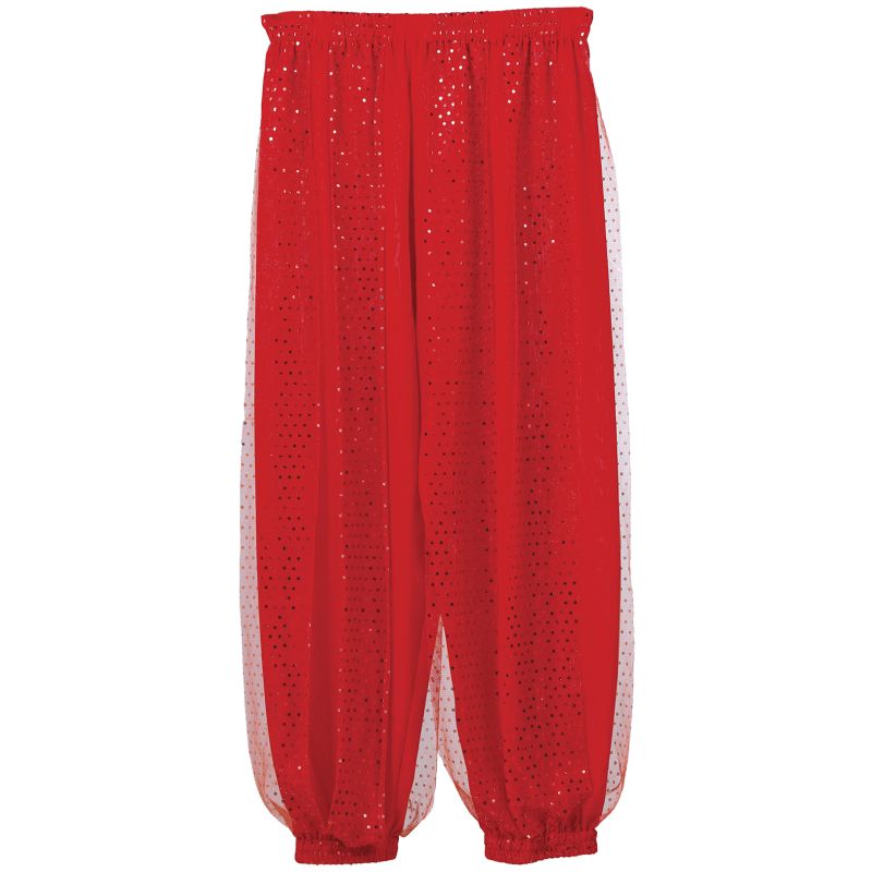 Pantalón de disfraz Danza Del Vientre Rojo para mujer Bis