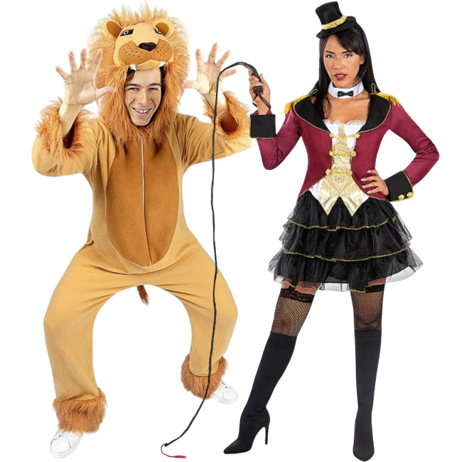 León y Domadora para disfrazarte en pareja