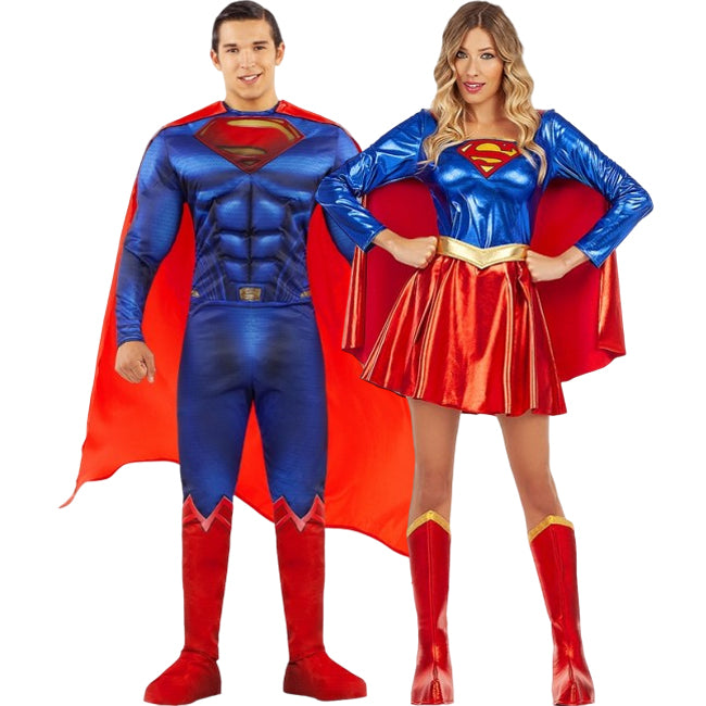 Pareja de Superman y Supergirl Sexy
