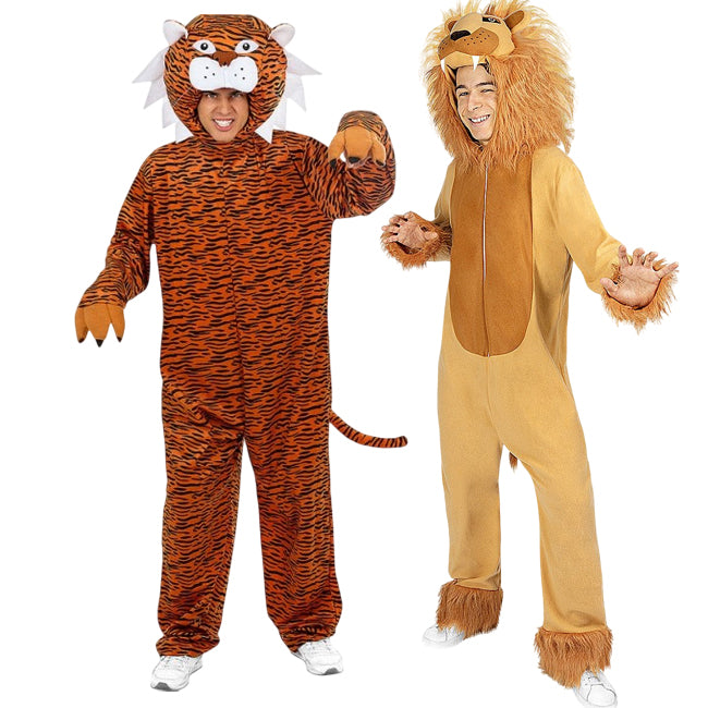Tigre y León Salvaje para disfrazarte en pareja