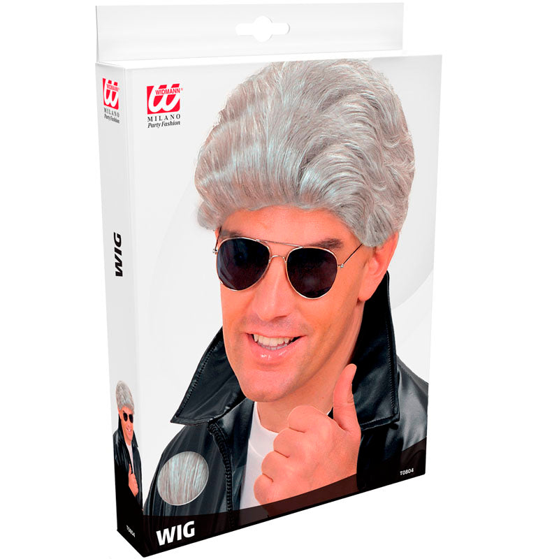 Peluca Greaser gris Packaging