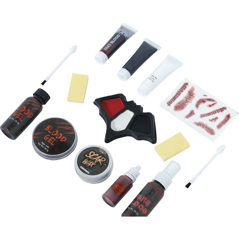 Set Maquillaje Zombie Completo Contenido