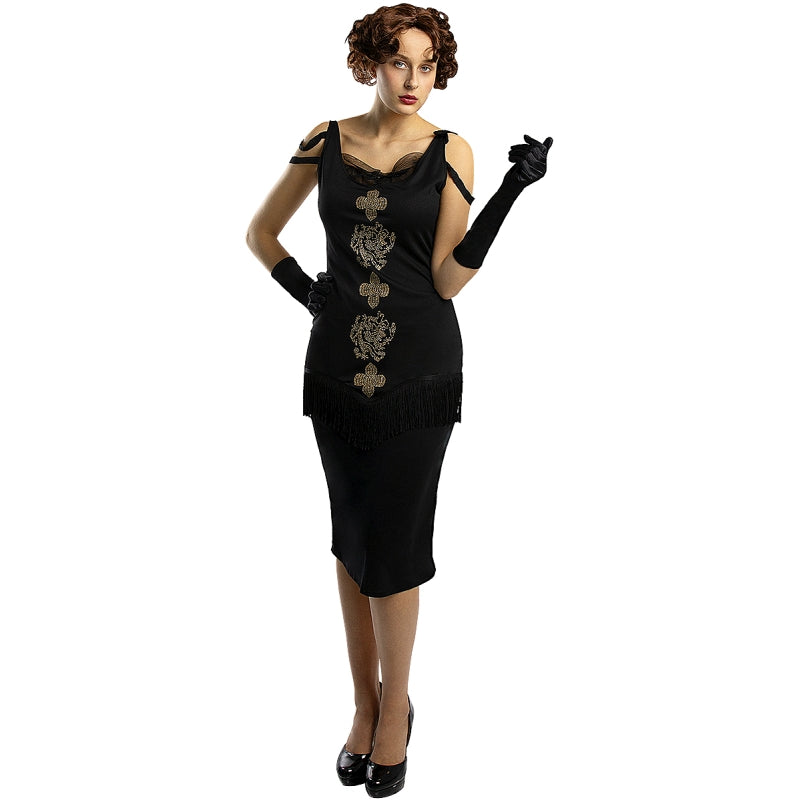 Disfraz de Polly Gray con vestido de Peaky Blinders para mujer Bis