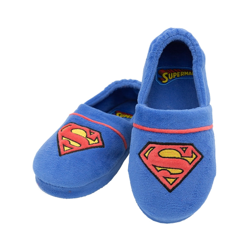 Zapatillas de estar por casa Superman para niños