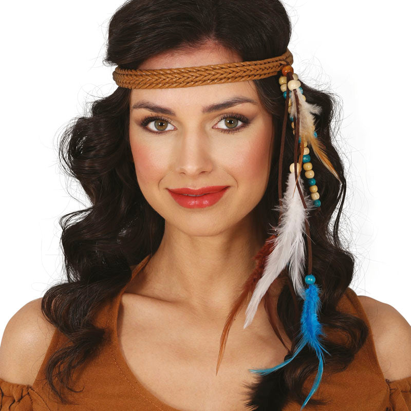 Diadema de Indio con plumas