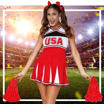 Sport und Cheerleader Kostüme für Frauen