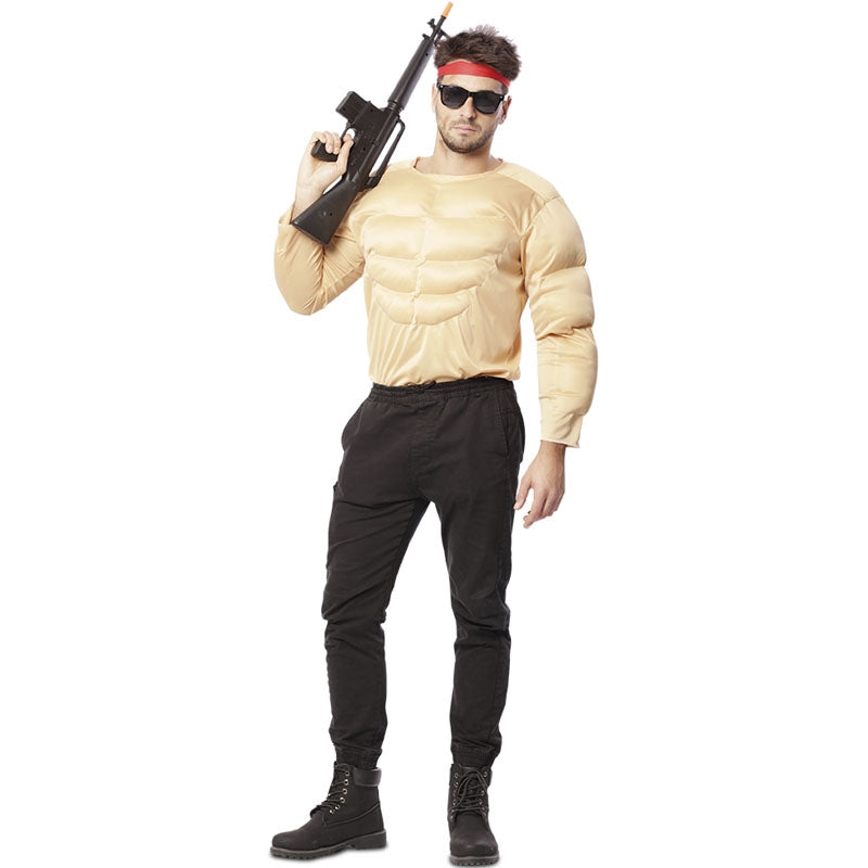 Disfraz de Camiseta Forzudo para hombre