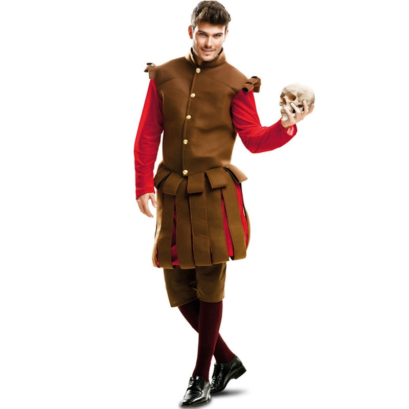 Smiffys Shakespeare Kostüm Für Jungen (7-9 Jahre) – Inkl. Jacke, Hose, Bart & Stiefelüberzieher