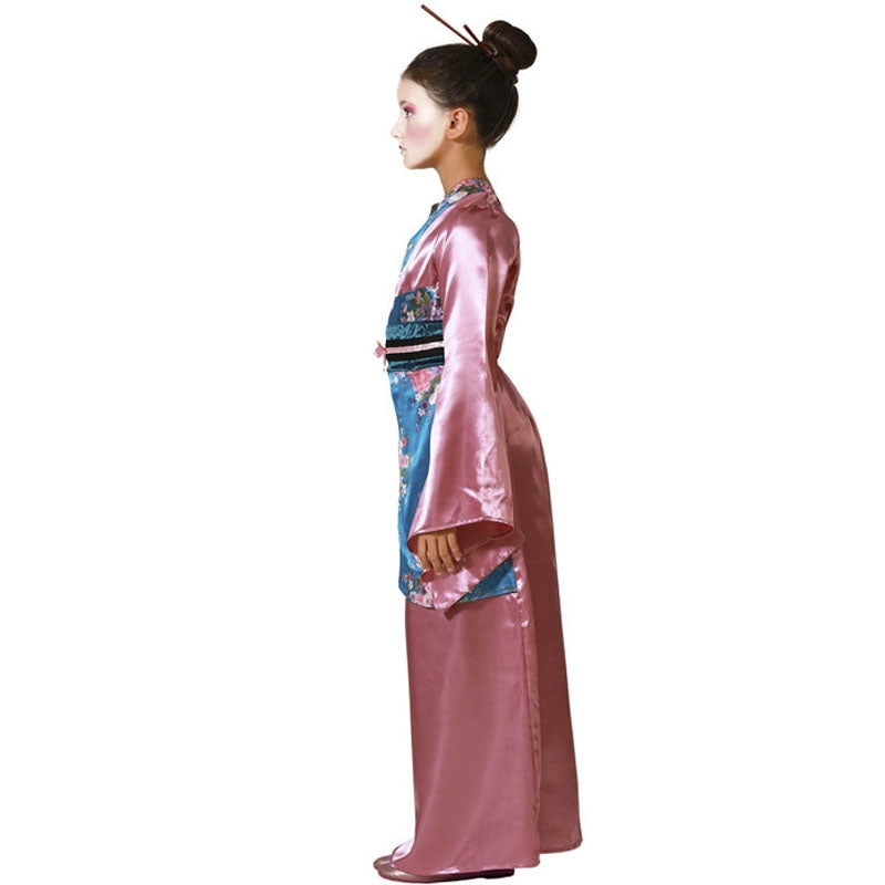 Disfraz de Geisha Tokyo para niña Perfil