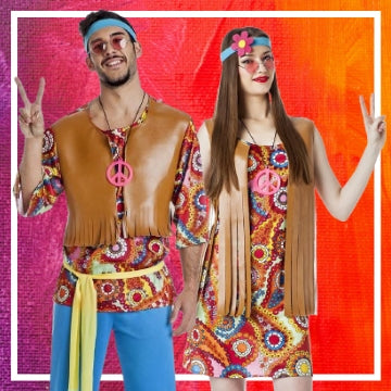 Hippie Paarkostüme