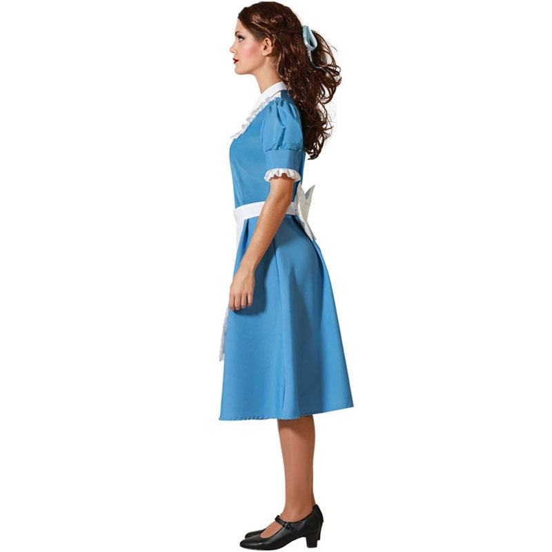 Disfraz de Princesa del cuento de Alicia para mujer Perfil