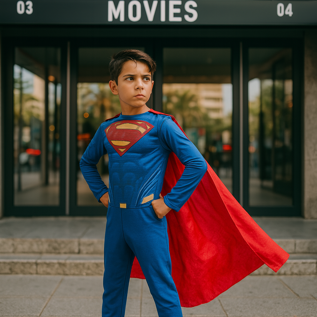 Superheld Superman klassisch Kostüm für Jungen