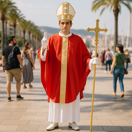 Papst von Rom Kostüm für Herren