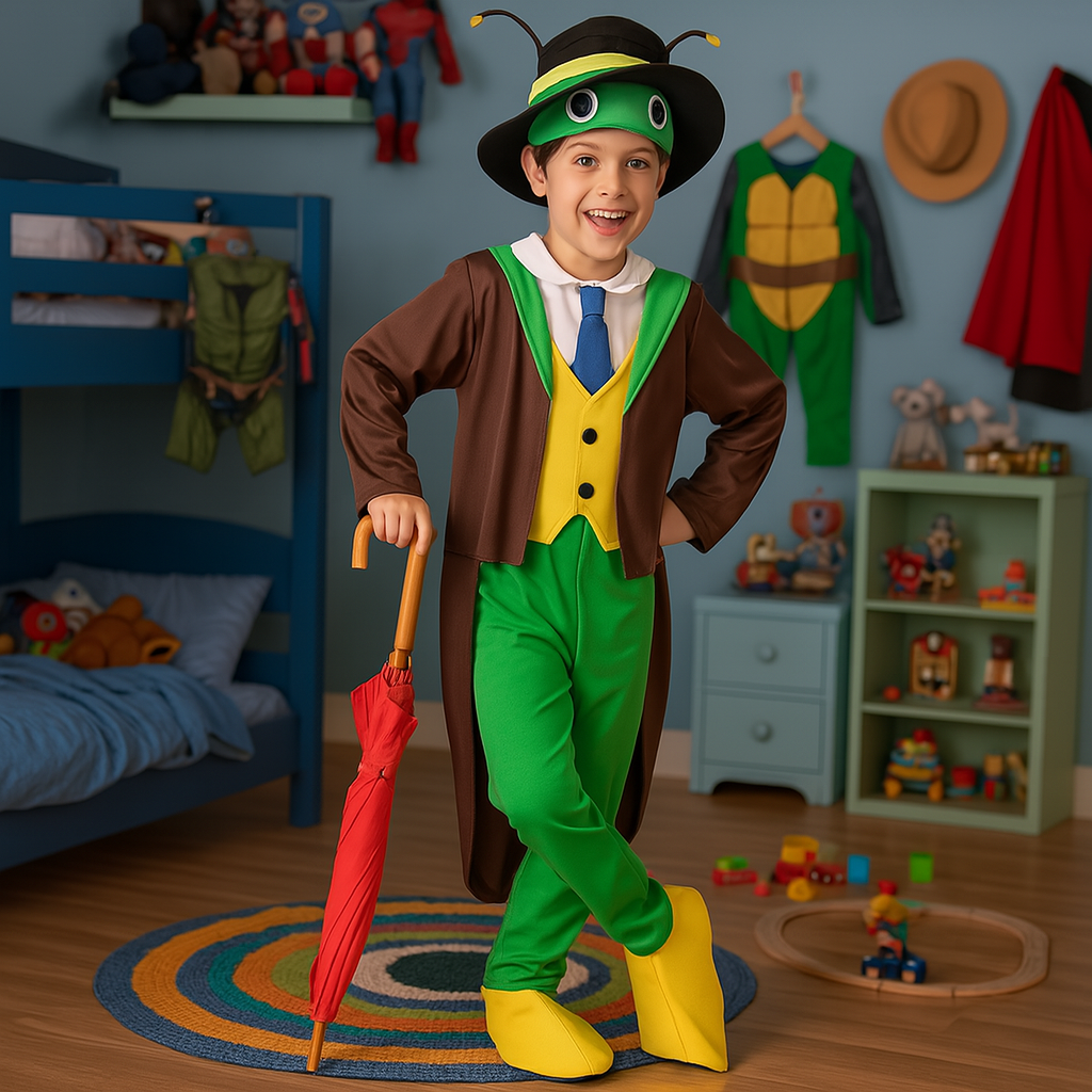 Grille aus dem Pinocchio-Märchen Kostüm für Jungen