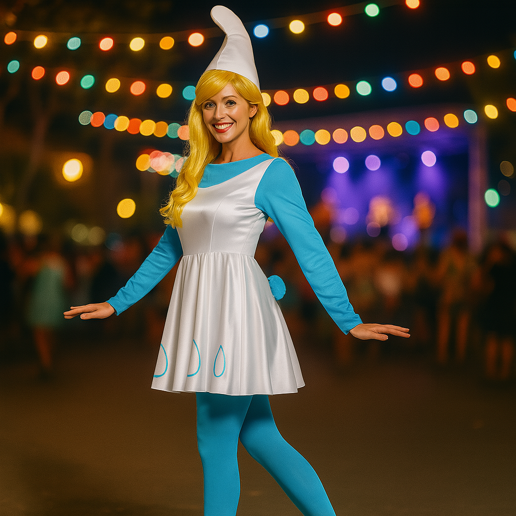 Schlumpfine Kostüm für Damen