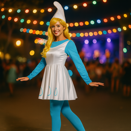 Schlumpfine Kostüm für Damen