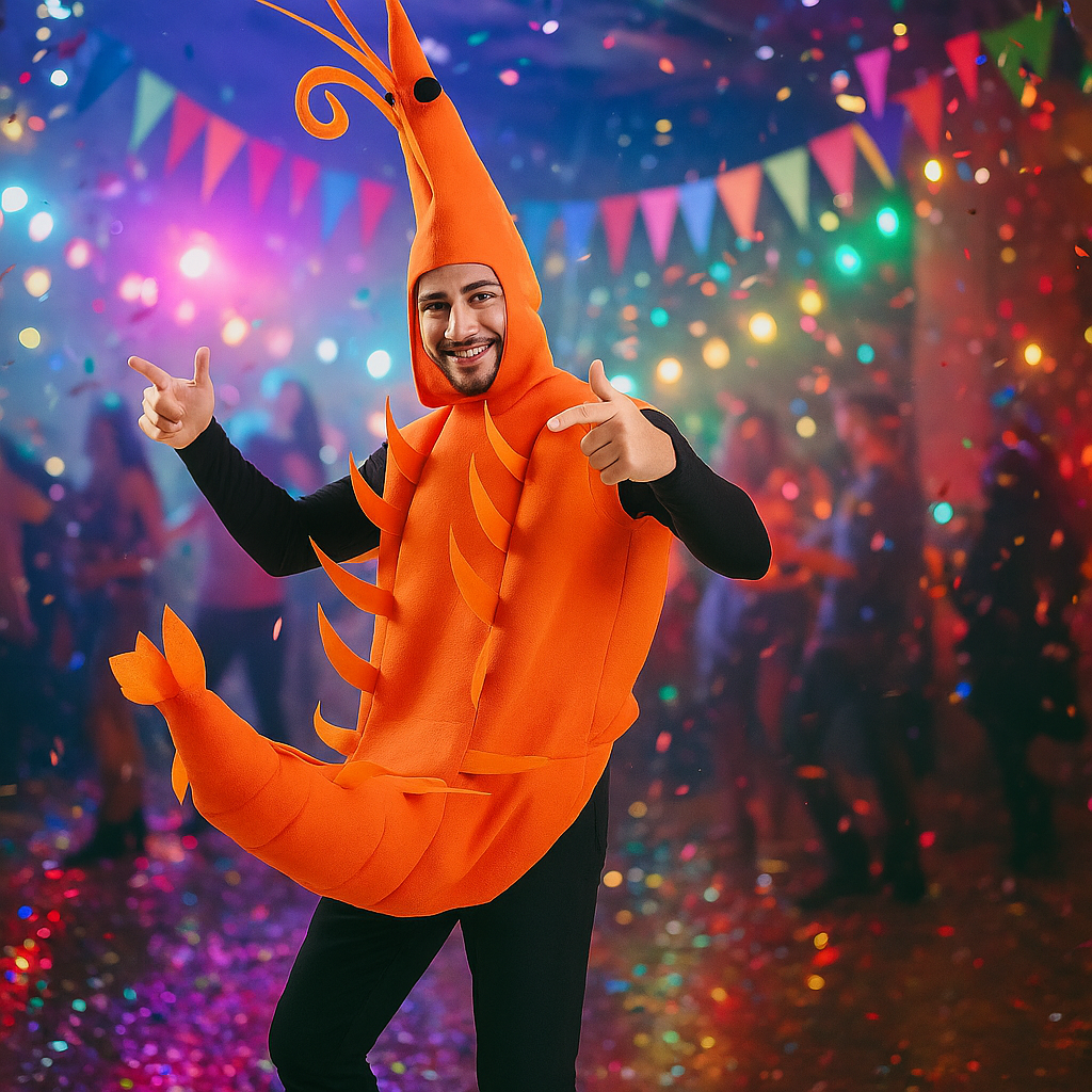 Nordfriesland Garnele Kostüm für Herren