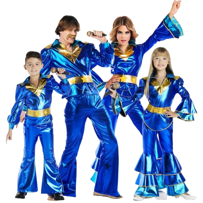 Grupo Disco Abba de color azul